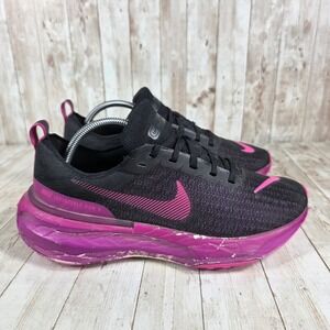 Nike Invincible Run 3 Running Shoes Black Pink DR2615-006 Mens Size 9.5‎